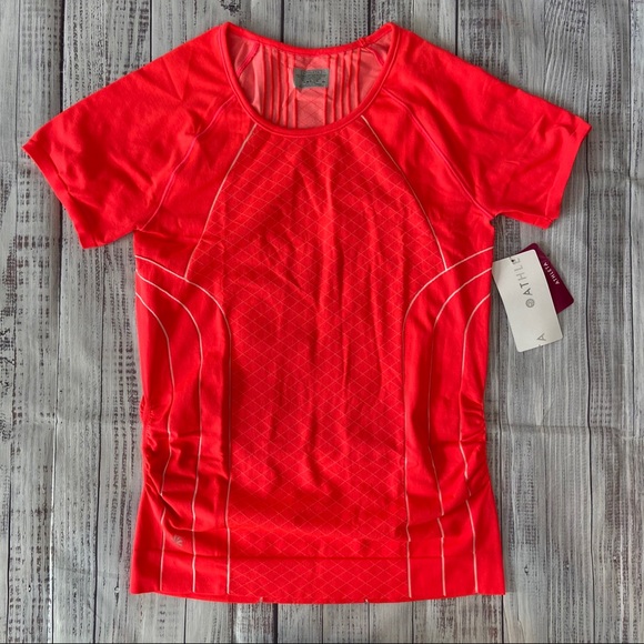 Athleta Finish Fast Line Tee Shirt.  Size XLarge. New With Tags. - Picture 6 of 11